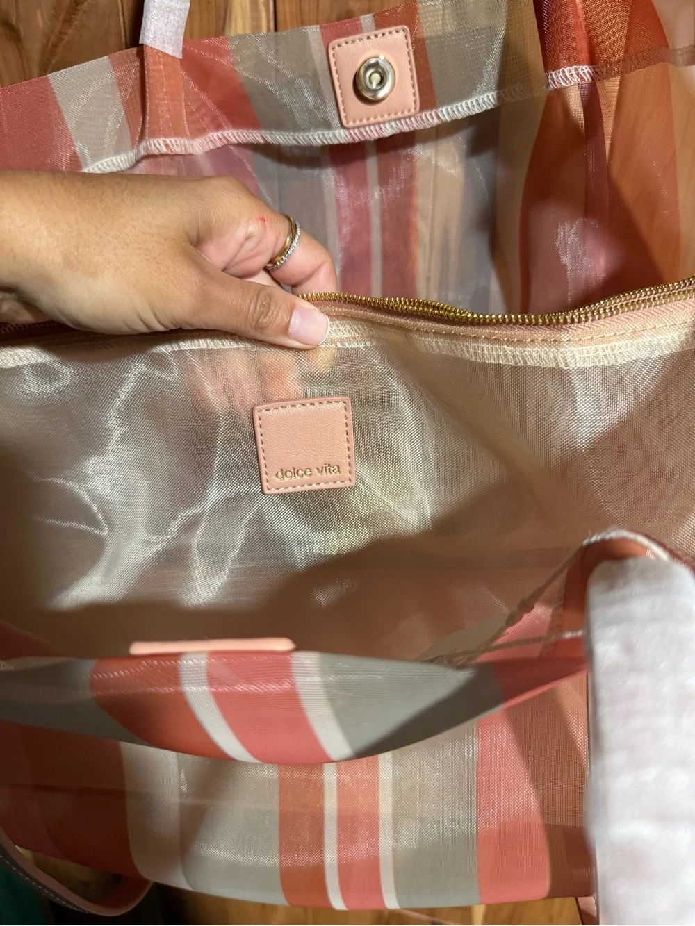 Dolce Vita Aislin Mesh Tote Bag